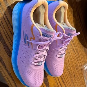 Skechers Women's Lavender/pink and Sky Athletic Shoes